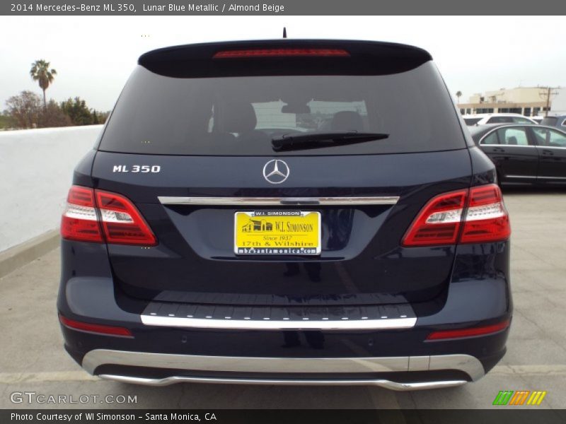 Lunar Blue Metallic / Almond Beige 2014 Mercedes-Benz ML 350