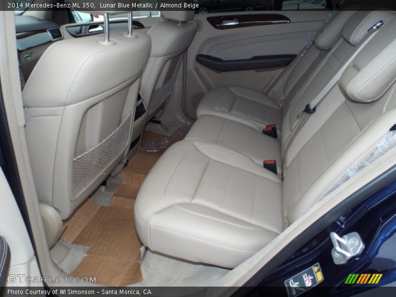 Lunar Blue Metallic / Almond Beige 2014 Mercedes-Benz ML 350