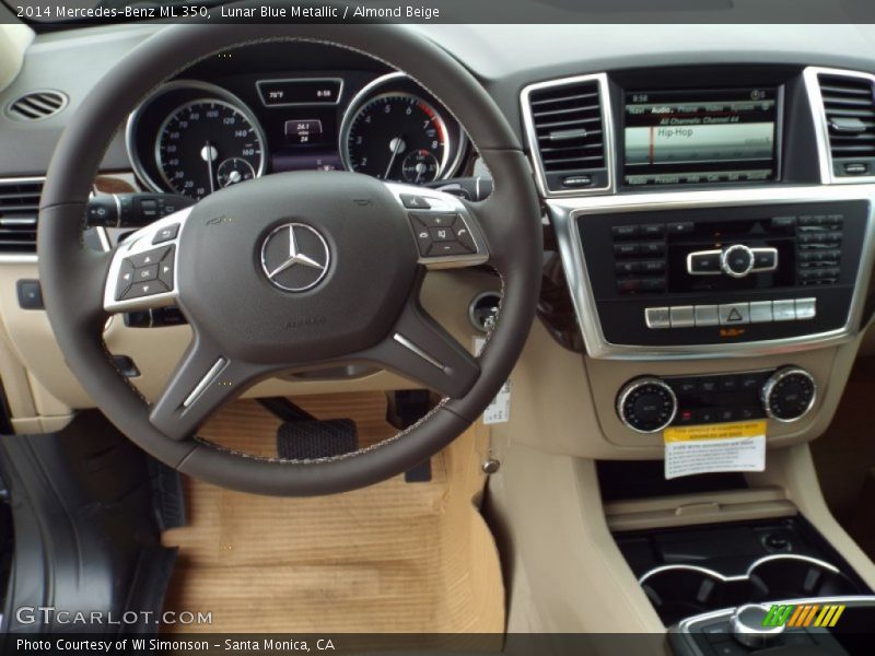Lunar Blue Metallic / Almond Beige 2014 Mercedes-Benz ML 350