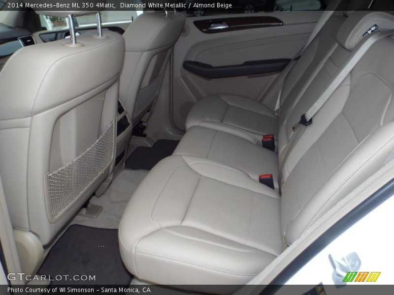 Diamond White Metallic / Almond Beige 2014 Mercedes-Benz ML 350 4Matic