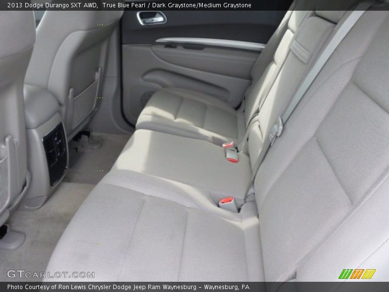 True Blue Pearl / Dark Graystone/Medium Graystone 2013 Dodge Durango SXT AWD