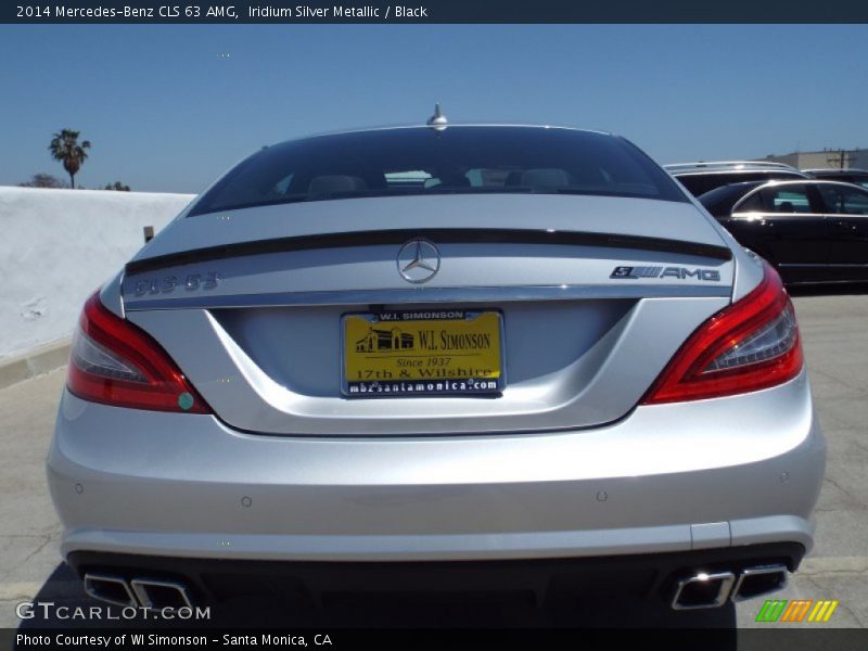 Iridium Silver Metallic / Black 2014 Mercedes-Benz CLS 63 AMG
