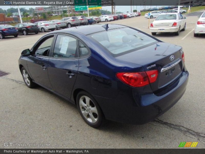 Regatta Blue / Gray 2010 Hyundai Elantra SE