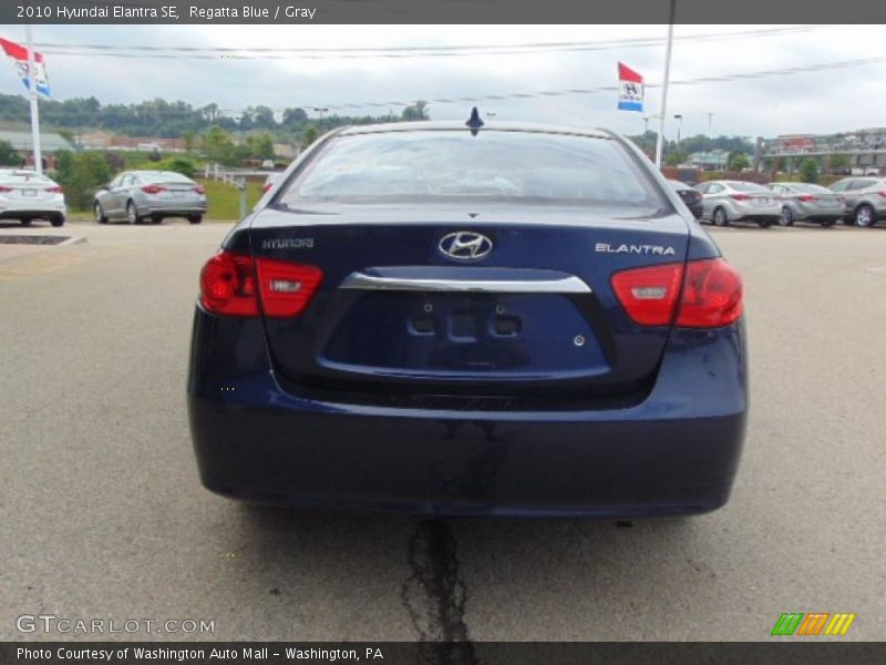 Regatta Blue / Gray 2010 Hyundai Elantra SE