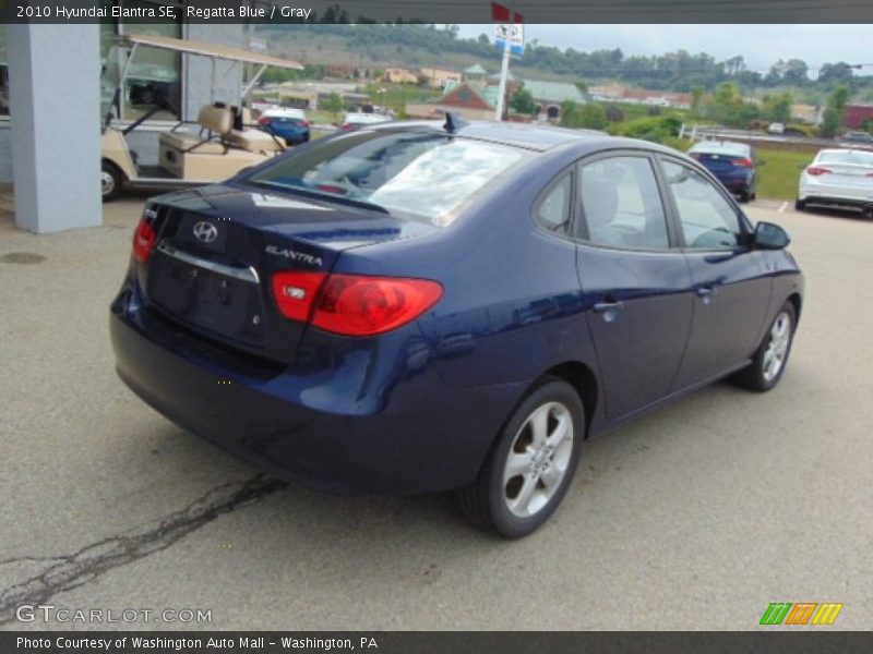 Regatta Blue / Gray 2010 Hyundai Elantra SE