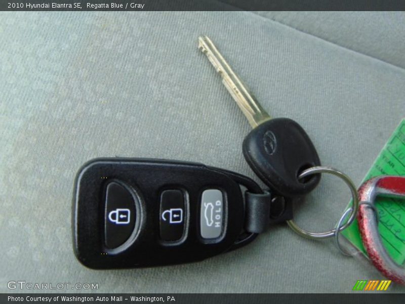 Regatta Blue / Gray 2010 Hyundai Elantra SE
