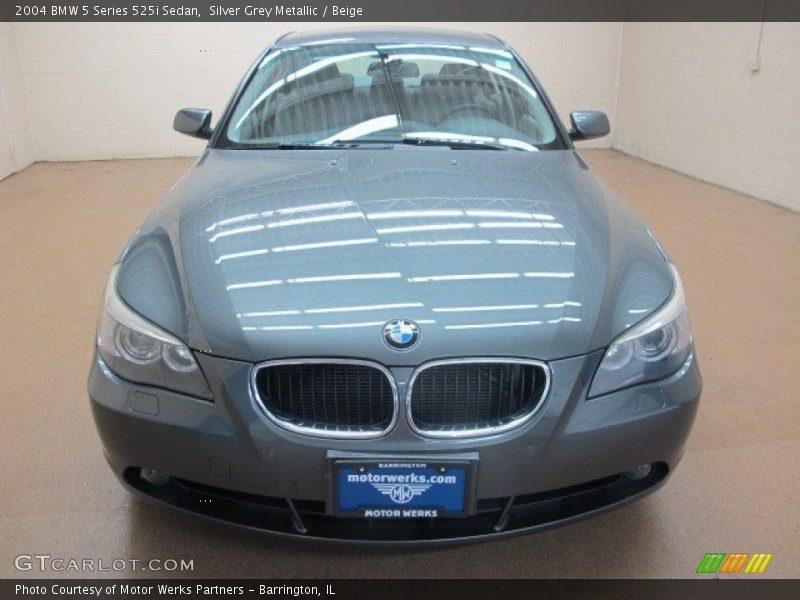 Silver Grey Metallic / Beige 2004 BMW 5 Series 525i Sedan