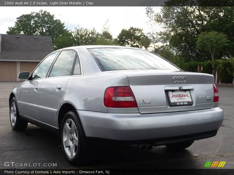 Light Silver Metallic / Clay 2000 Audi A4 2.8 Sedan