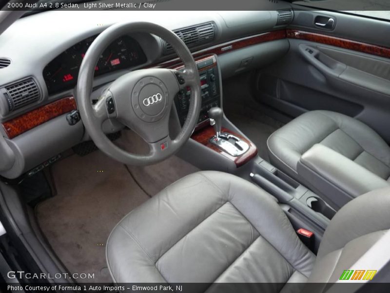 Light Silver Metallic / Clay 2000 Audi A4 2.8 Sedan