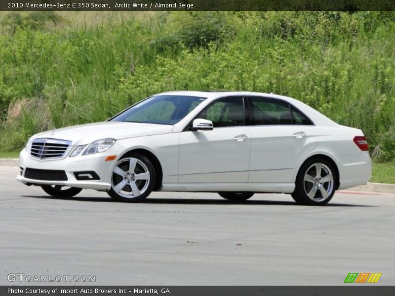 Arctic White / Almond Beige 2010 Mercedes-Benz E 350 Sedan