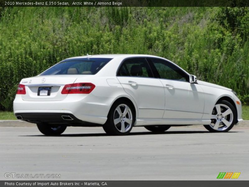 Arctic White / Almond Beige 2010 Mercedes-Benz E 350 Sedan