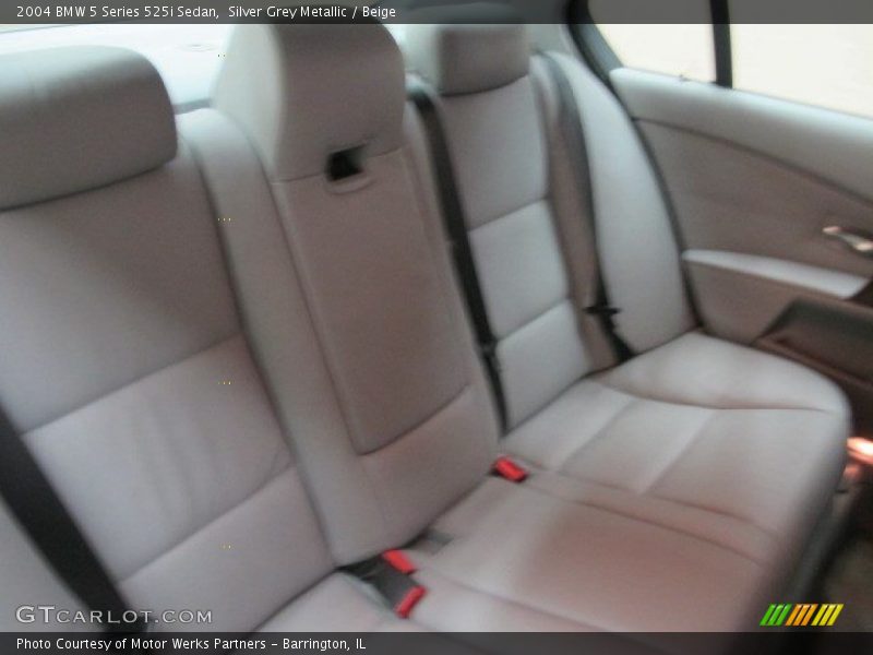 Silver Grey Metallic / Beige 2004 BMW 5 Series 525i Sedan