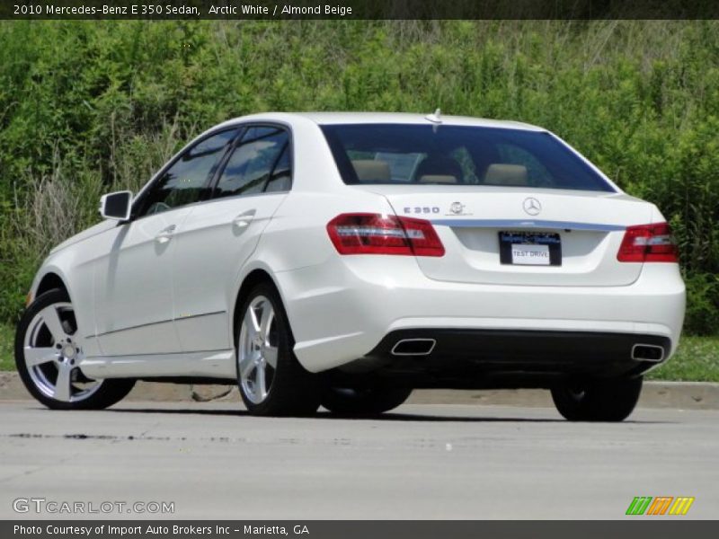 Arctic White / Almond Beige 2010 Mercedes-Benz E 350 Sedan