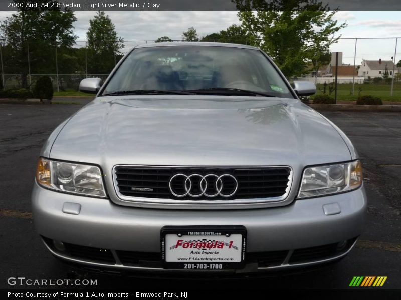 Light Silver Metallic / Clay 2000 Audi A4 2.8 Sedan