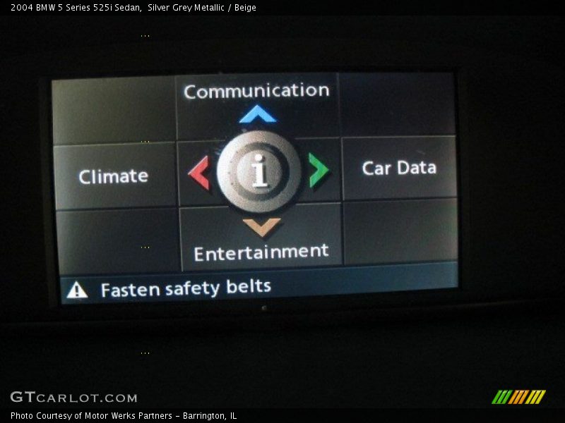 Silver Grey Metallic / Beige 2004 BMW 5 Series 525i Sedan