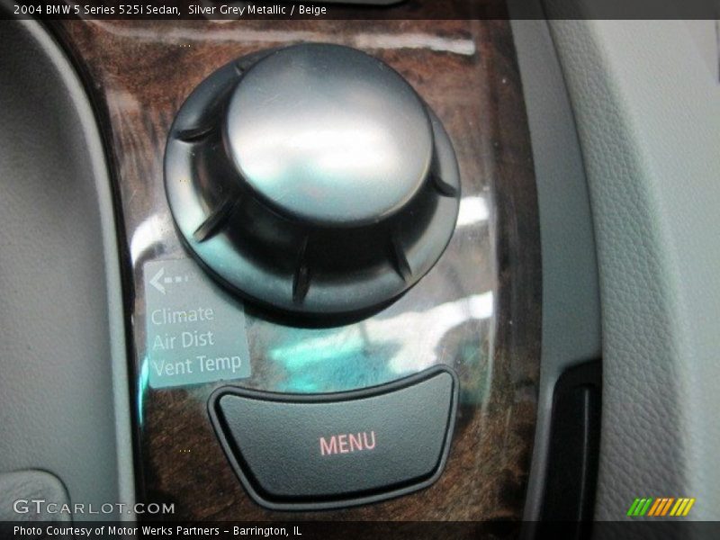Silver Grey Metallic / Beige 2004 BMW 5 Series 525i Sedan