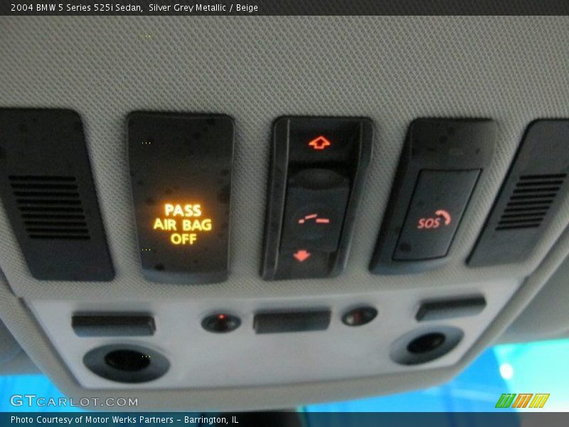 Silver Grey Metallic / Beige 2004 BMW 5 Series 525i Sedan