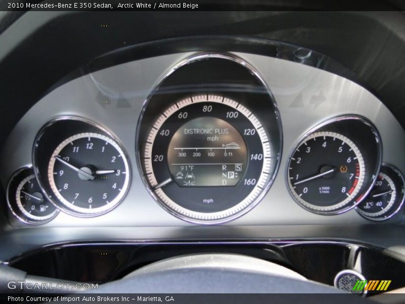 Arctic White / Almond Beige 2010 Mercedes-Benz E 350 Sedan