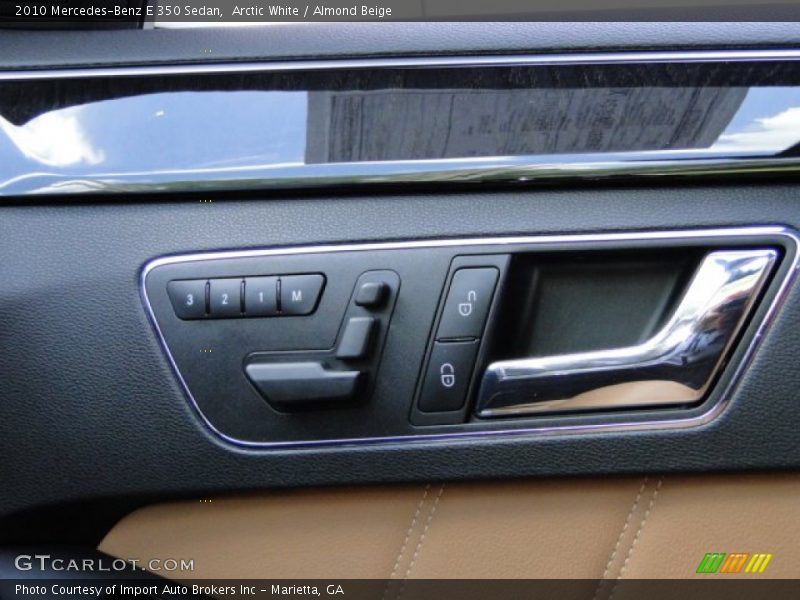 Arctic White / Almond Beige 2010 Mercedes-Benz E 350 Sedan