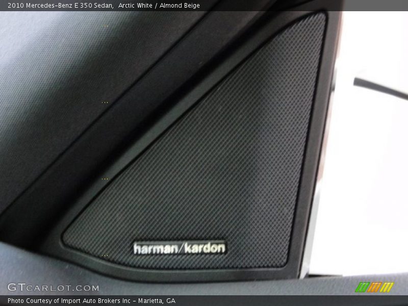 Arctic White / Almond Beige 2010 Mercedes-Benz E 350 Sedan