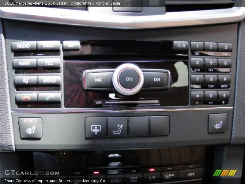 Arctic White / Almond Beige 2010 Mercedes-Benz E 350 Sedan