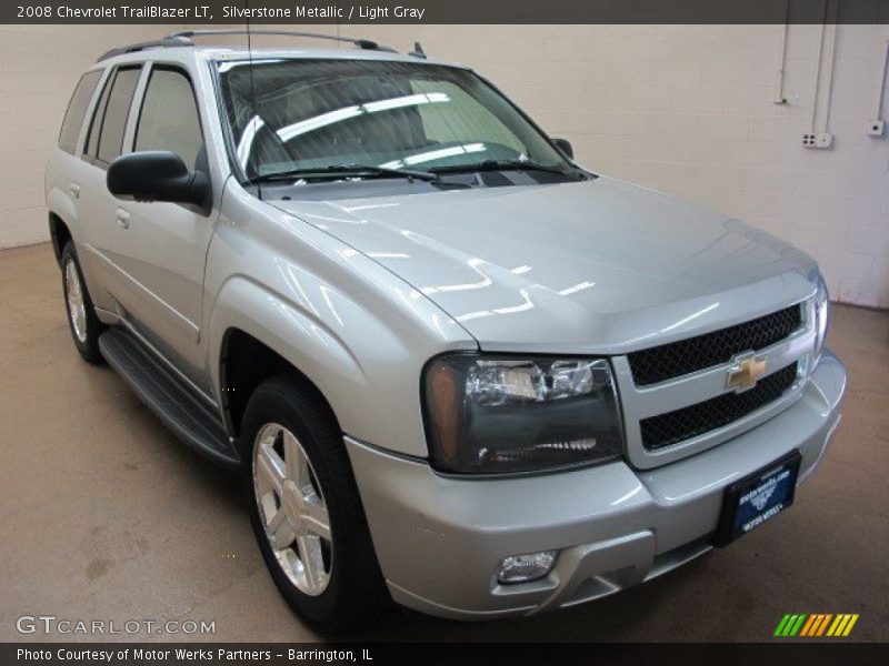 Silverstone Metallic / Light Gray 2008 Chevrolet TrailBlazer LT