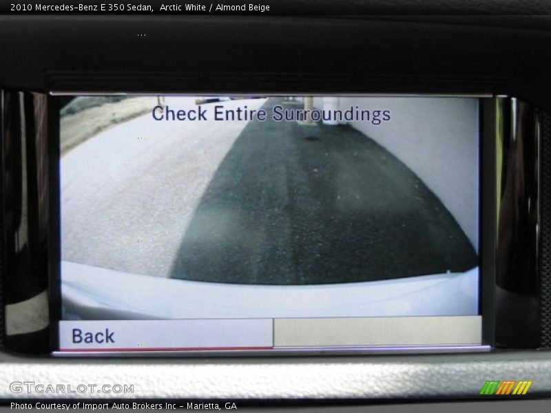 Arctic White / Almond Beige 2010 Mercedes-Benz E 350 Sedan