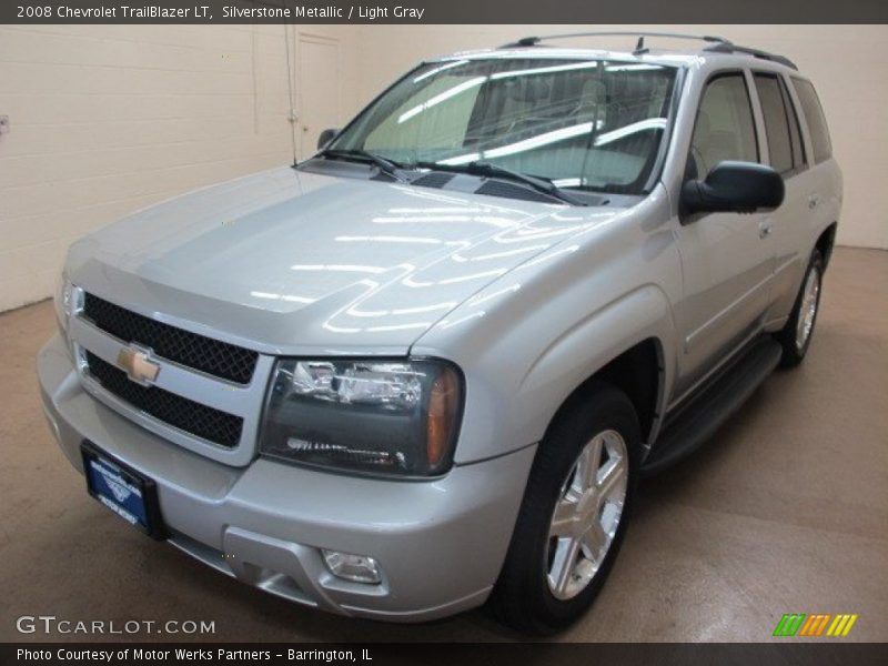 Silverstone Metallic / Light Gray 2008 Chevrolet TrailBlazer LT