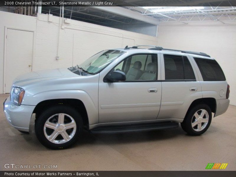 Silverstone Metallic / Light Gray 2008 Chevrolet TrailBlazer LT