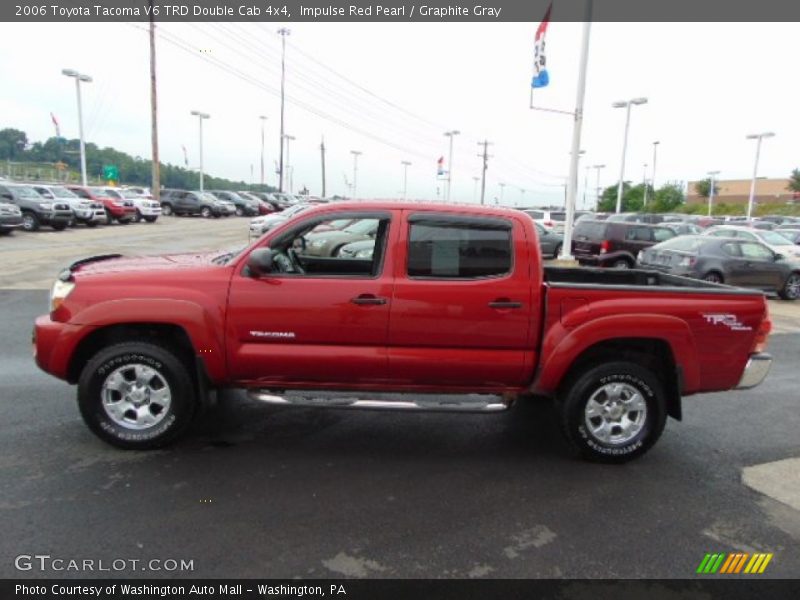 Impulse Red Pearl / Graphite Gray 2006 Toyota Tacoma V6 TRD Double Cab 4x4