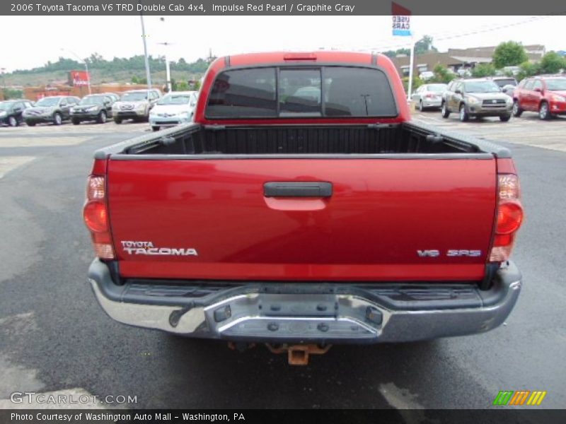 Impulse Red Pearl / Graphite Gray 2006 Toyota Tacoma V6 TRD Double Cab 4x4