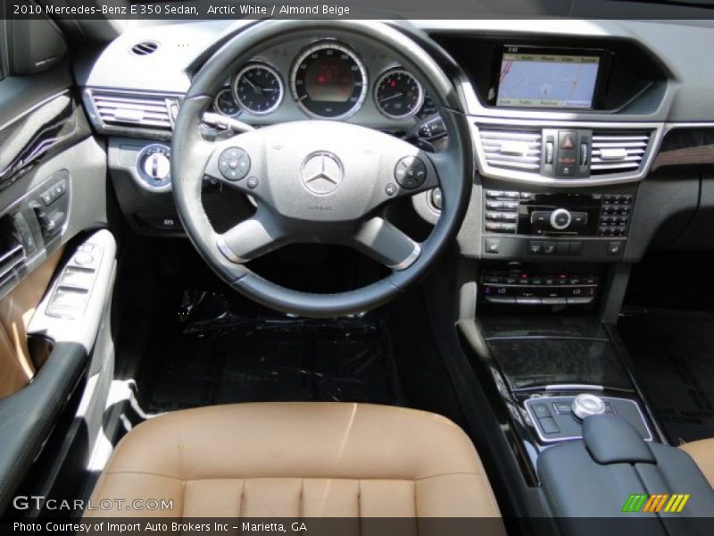 Arctic White / Almond Beige 2010 Mercedes-Benz E 350 Sedan