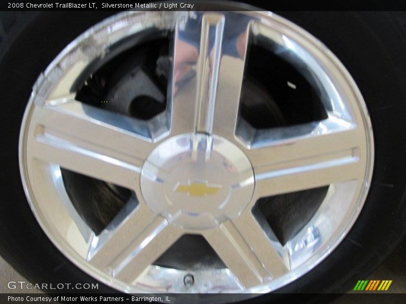 Silverstone Metallic / Light Gray 2008 Chevrolet TrailBlazer LT
