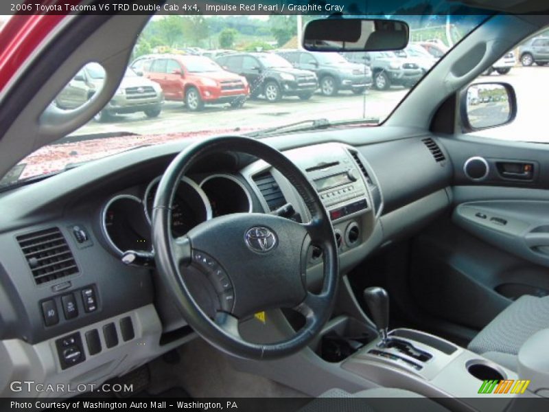 Impulse Red Pearl / Graphite Gray 2006 Toyota Tacoma V6 TRD Double Cab 4x4