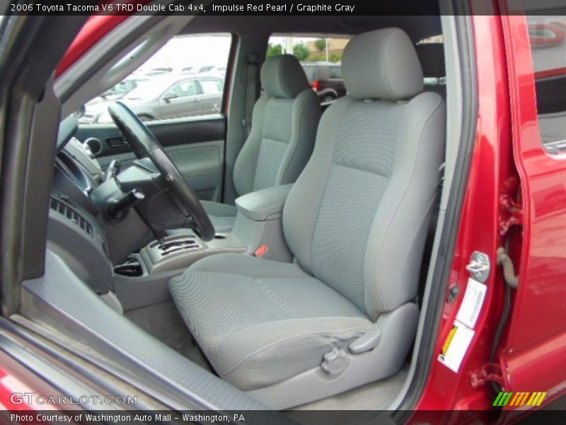 Impulse Red Pearl / Graphite Gray 2006 Toyota Tacoma V6 TRD Double Cab 4x4