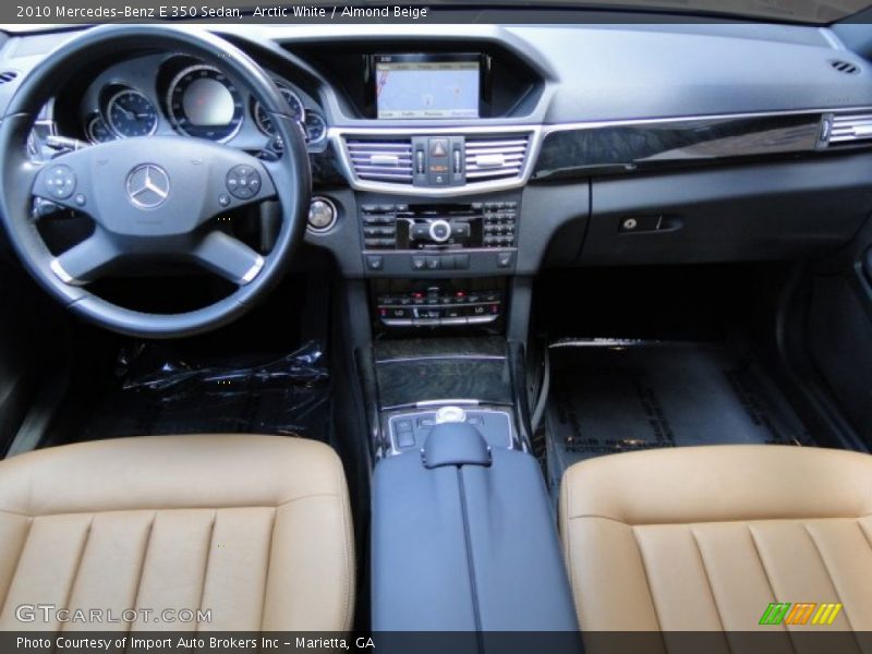 Arctic White / Almond Beige 2010 Mercedes-Benz E 350 Sedan