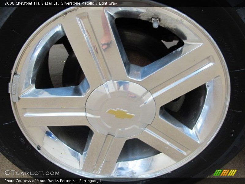 Silverstone Metallic / Light Gray 2008 Chevrolet TrailBlazer LT