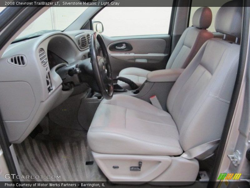 Silverstone Metallic / Light Gray 2008 Chevrolet TrailBlazer LT