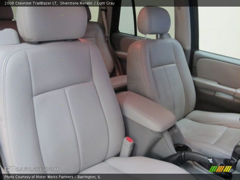 Silverstone Metallic / Light Gray 2008 Chevrolet TrailBlazer LT
