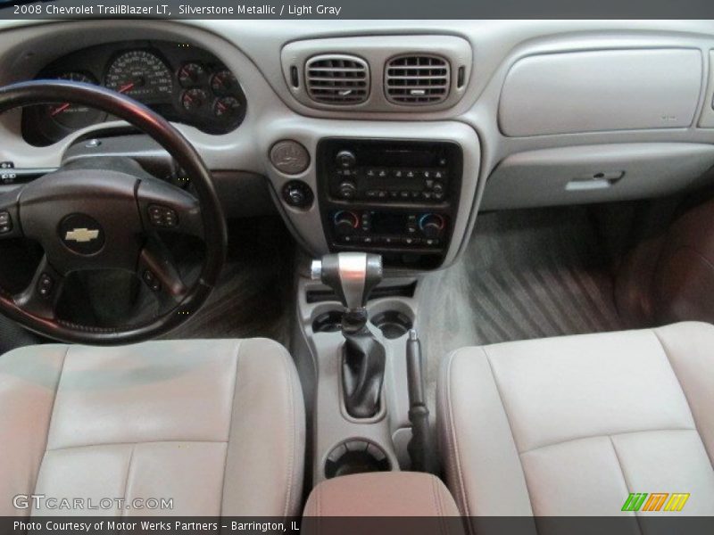Silverstone Metallic / Light Gray 2008 Chevrolet TrailBlazer LT