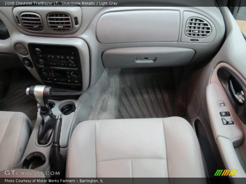 Silverstone Metallic / Light Gray 2008 Chevrolet TrailBlazer LT