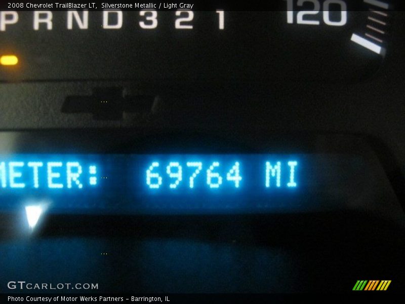Silverstone Metallic / Light Gray 2008 Chevrolet TrailBlazer LT