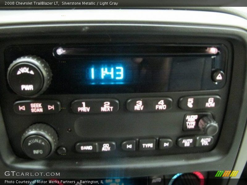 Silverstone Metallic / Light Gray 2008 Chevrolet TrailBlazer LT