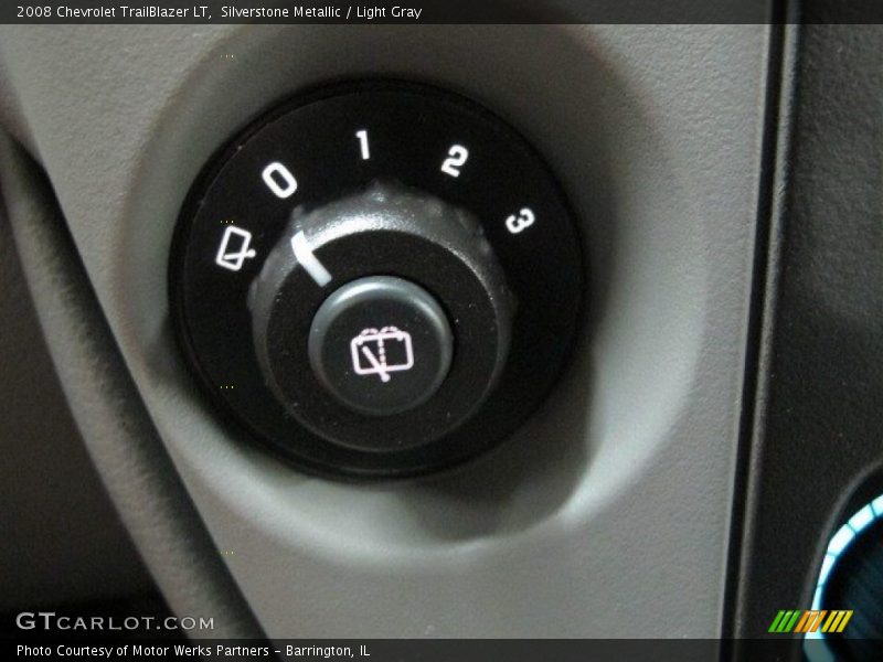 Silverstone Metallic / Light Gray 2008 Chevrolet TrailBlazer LT