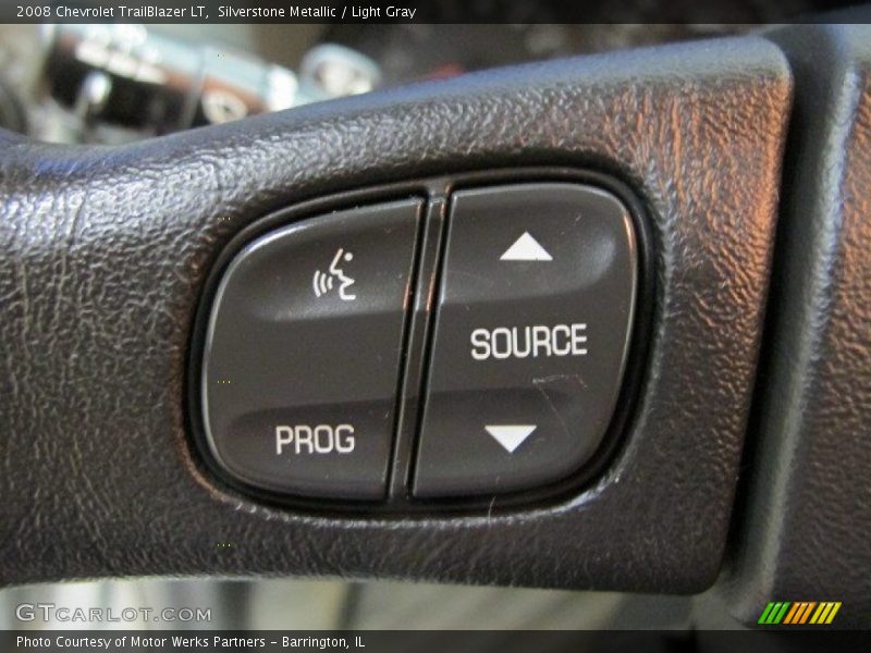 Silverstone Metallic / Light Gray 2008 Chevrolet TrailBlazer LT