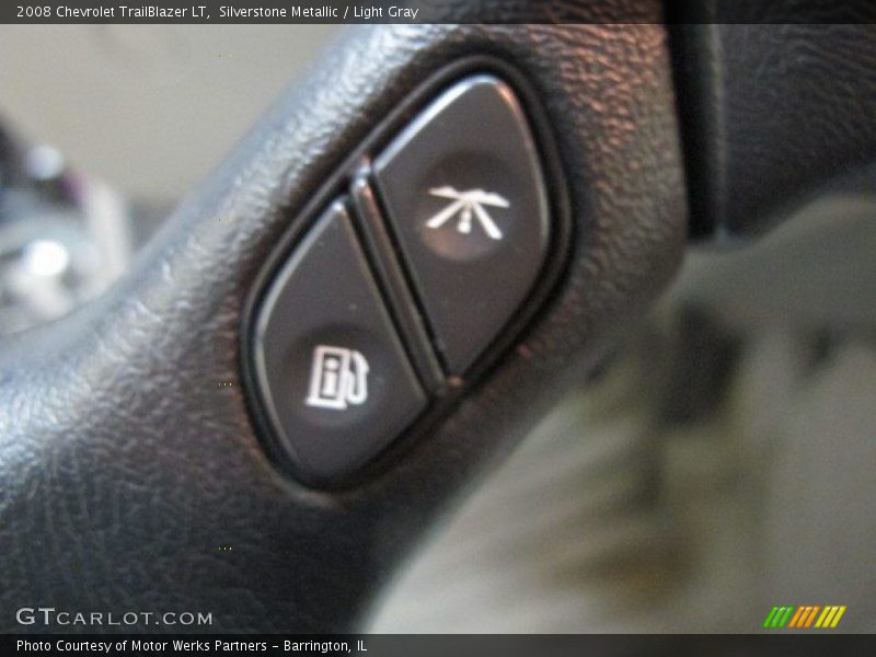 Silverstone Metallic / Light Gray 2008 Chevrolet TrailBlazer LT