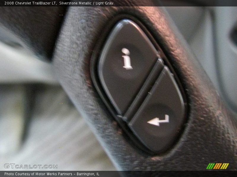 Silverstone Metallic / Light Gray 2008 Chevrolet TrailBlazer LT
