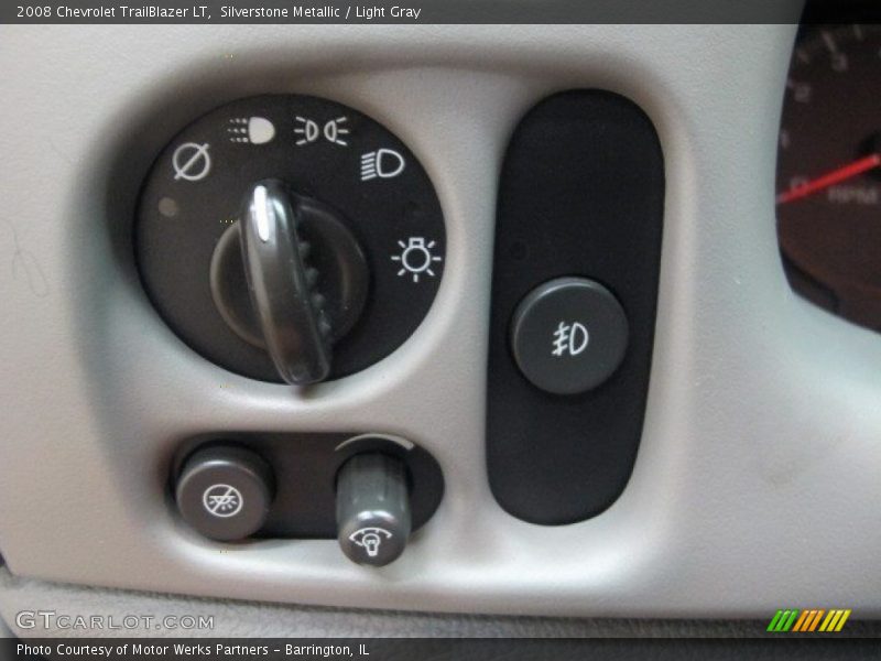 Silverstone Metallic / Light Gray 2008 Chevrolet TrailBlazer LT