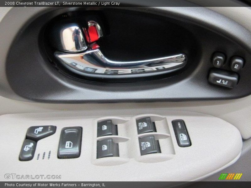 Silverstone Metallic / Light Gray 2008 Chevrolet TrailBlazer LT