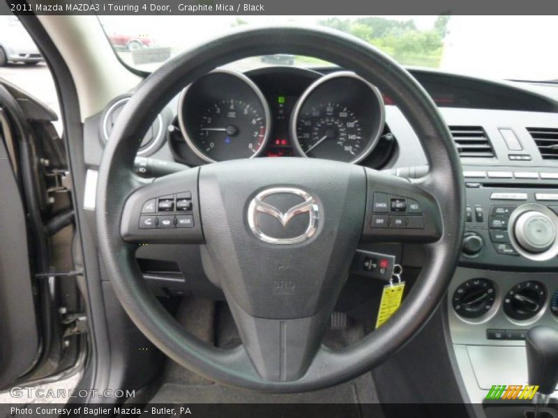 Graphite Mica / Black 2011 Mazda MAZDA3 i Touring 4 Door